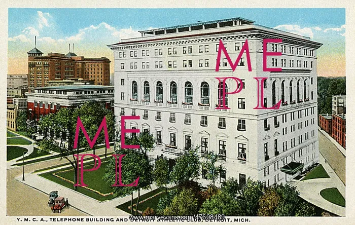: YMCA, Telephone Building, Club, Detroit, Michigan, USA : YMCA, Telephone Building, Club, Detroit, Michigan, USA