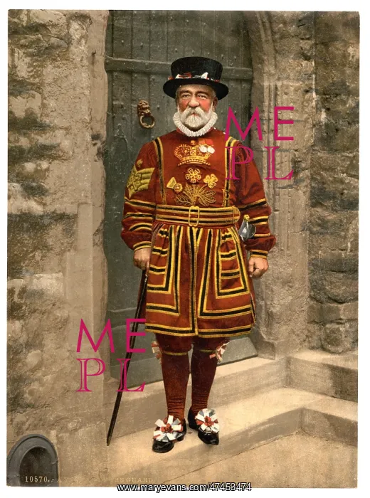 : A yoeman of the guard (Beefeater), London, England : A yoeman of the guard (Beefeater), London, England
