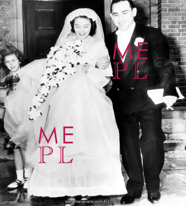 : Yogi Berra and his bride, Carmen Short, ? : Yogi Berra and his bride, Carmen Short, ?