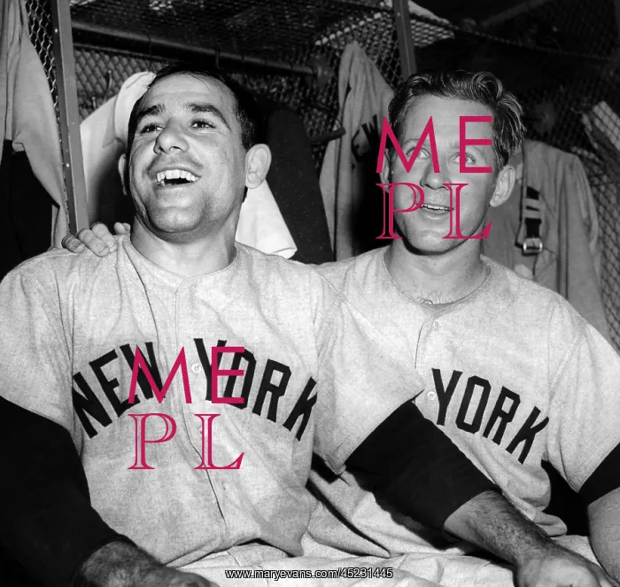 : Yogi Berra and Whitey Ford, 1954. ? : Yogi Berra and Whitey Ford, 1954. ?