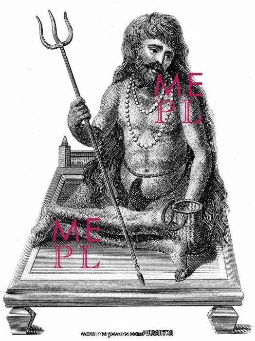 : A Yogi meditating. These Hindu philosophers and : A Yogi meditating. These Hindu philosophers and