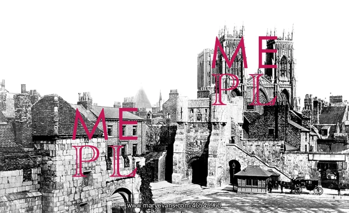  : York, Bootham Bar & the Minster 1893