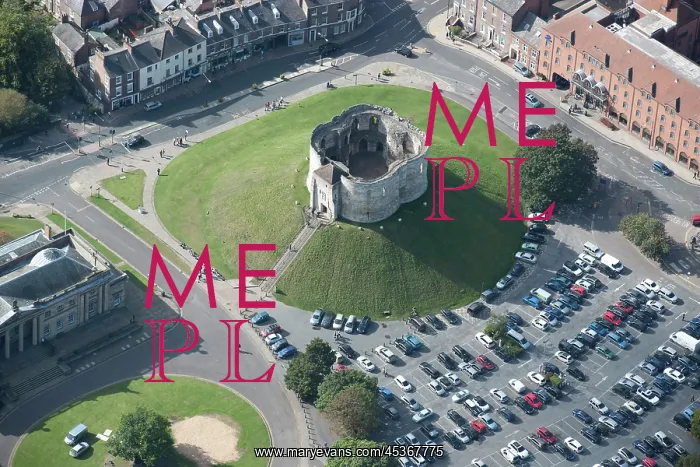 : York Castle and Cliffords Tower, York, 2014 : York Castle and Cliffords Tower, York, 2014