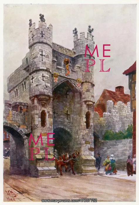 : YORK / MICKLEGATE BAR 1905 : YORK / MICKLEGATE BAR 1905