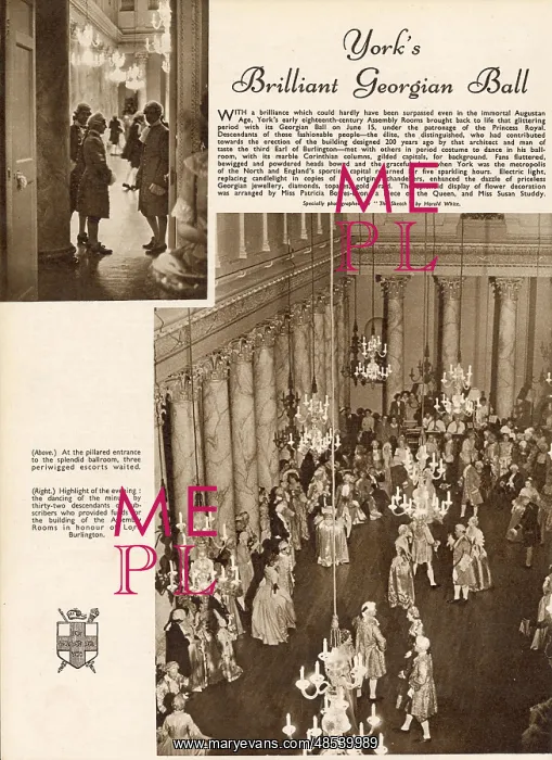 : York's brilliant Georgian Ball : York's brilliant Georgian Ball