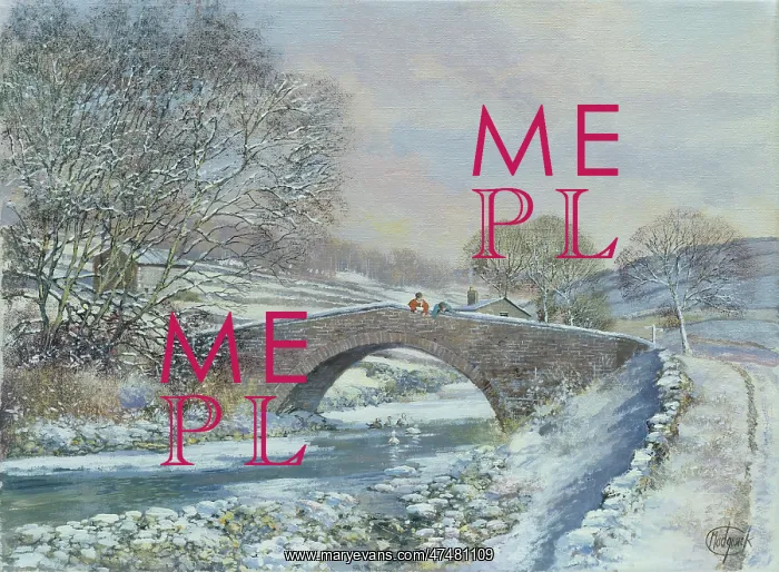  : Yorkshire Snow Scene – with bridge