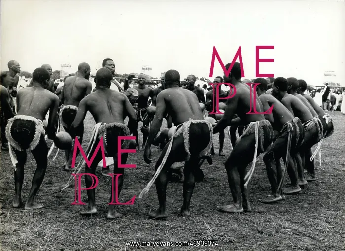 : Yoruba tribesmen in a dance : Yoruba tribesmen in a dance