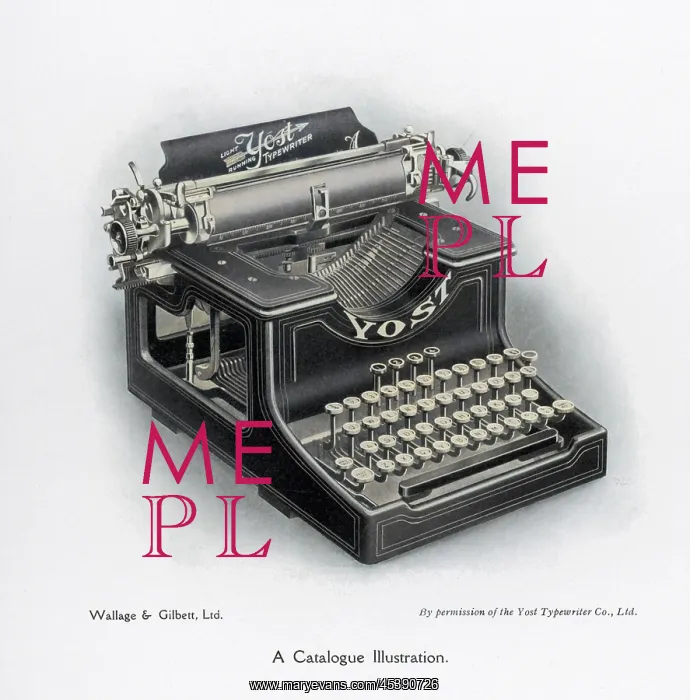 : YOST TYPEWRITER : YOST TYPEWRITER