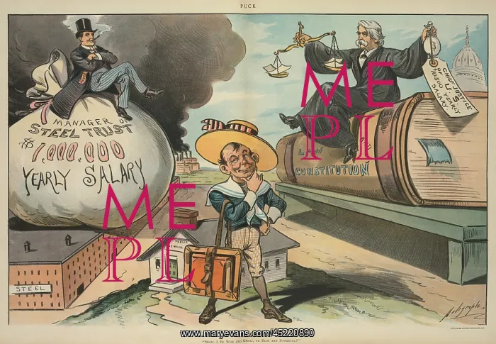 : YOUNG AMERICA'S DILEMMMA. Cartoon comparing ? : YOUNG AMERICA'S DILEMMMA. Cartoon comparing ?
