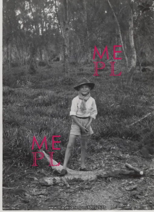 : Young boy scout on outdoor activity, Mauritius : Young boy scout on outdoor activity, Mauritius
