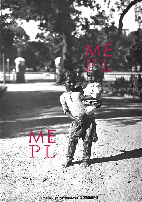 : Two young children, India : Two young children, India