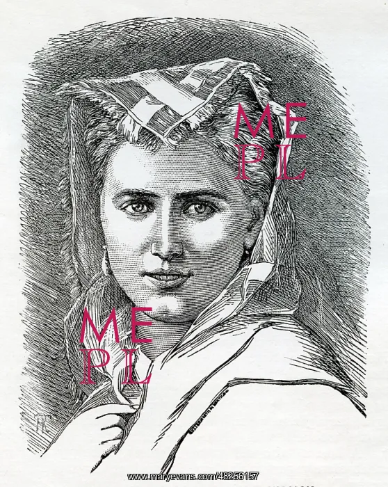  : A young Christine Nilsson (1843 - 1921), Swedish singer