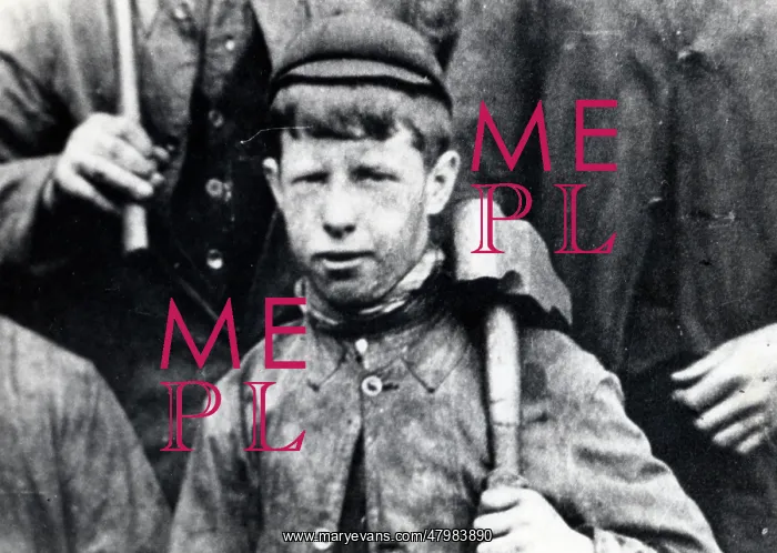 : Young collier, Saundersfoot, Pembrokeshire, South Wales : Young collier, Saundersfoot, Pembrokeshire, South Wales