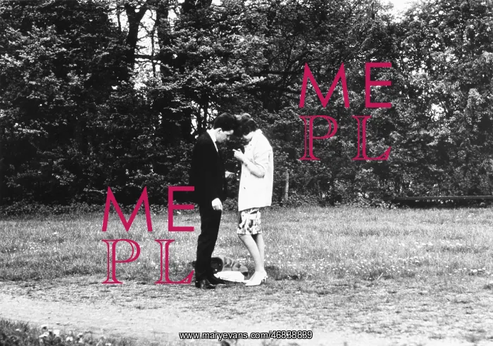 : Young couple in the park : Young couple in the park