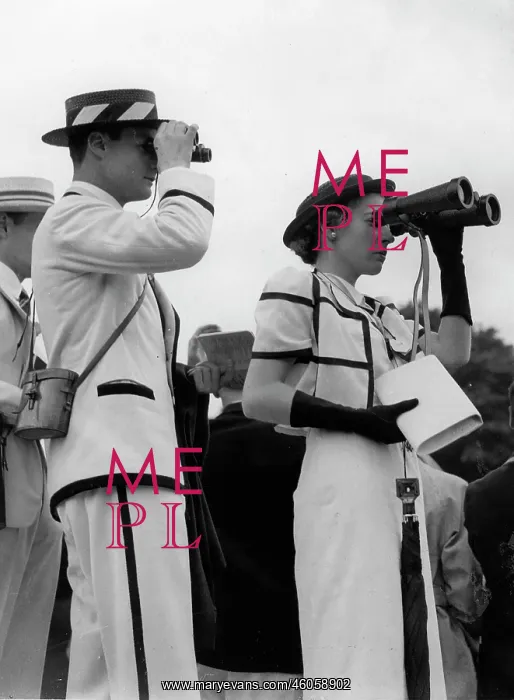 : Young couple at a sailing regatta : Young couple at a sailing regatta