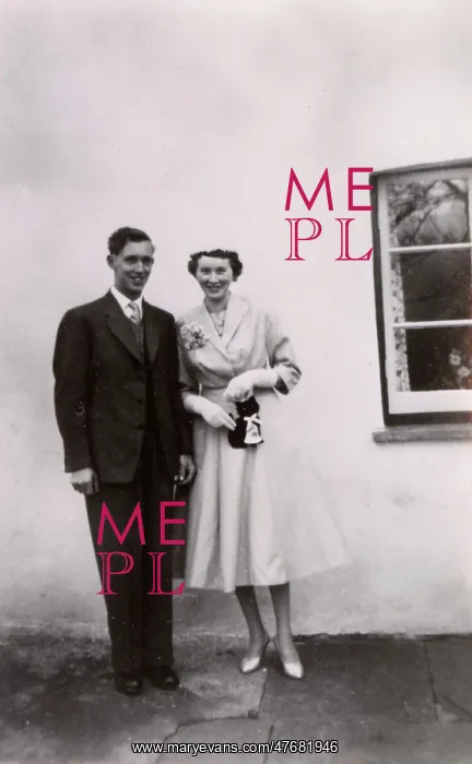  : Young couple in wedding costume