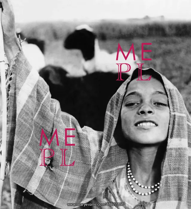 : Young egypt shepherdess in Fayum, 1937 : Young egypt shepherdess in Fayum, 1937