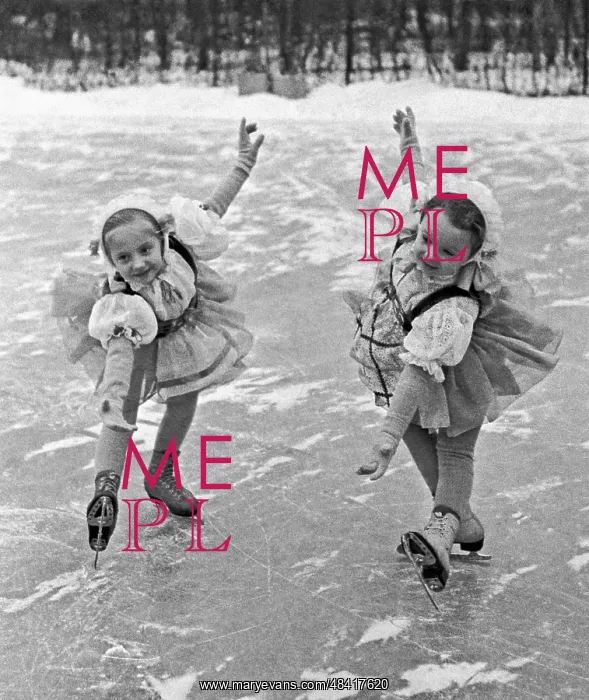 : Young figure skaters, 1953 : Young figure skaters, 1953