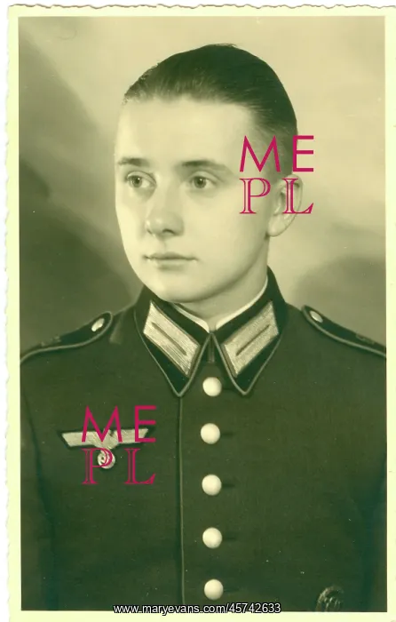 : Young German cadet in uniform : Young German cadet in uniform