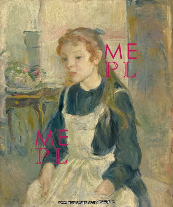 : Young Girl with an Apron : Young Girl with an Apron