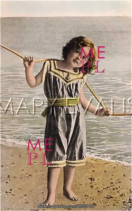 : YOUNG GIRL ON BEACH : YOUNG GIRL ON BEACH
