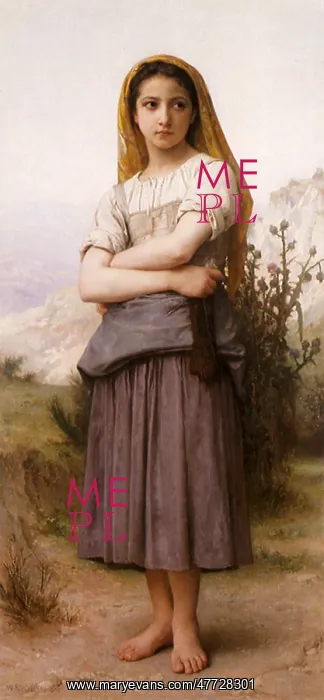  : Young Girl, by Bouguereau