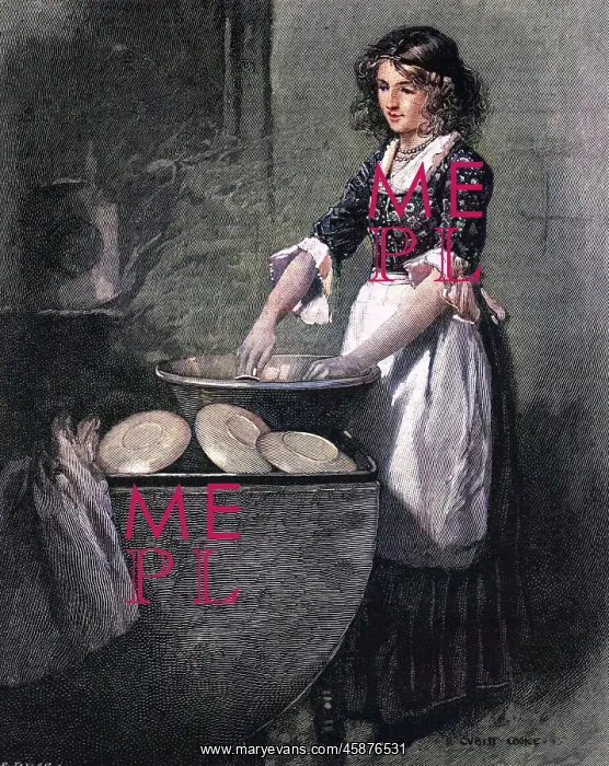 : YOUNG GIRL WASHING UP : YOUNG GIRL WASHING UP
