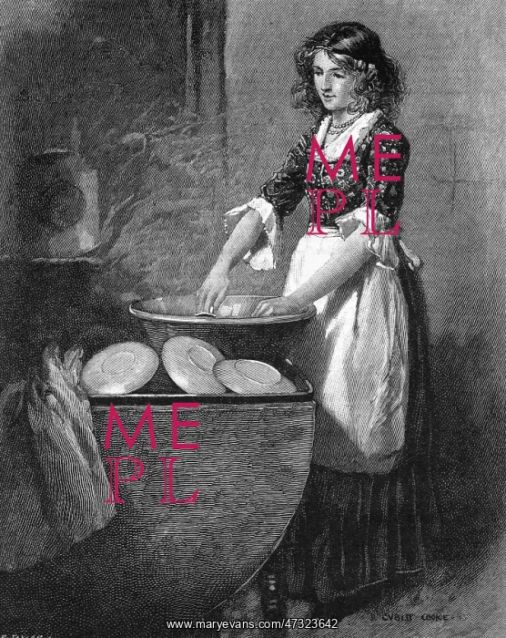 : YOUNG GIRL WASHING UP : YOUNG GIRL WASHING UP
