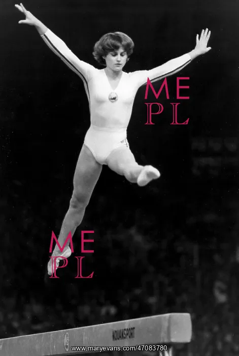 : Young Gymnast Soars : Young Gymnast Soars