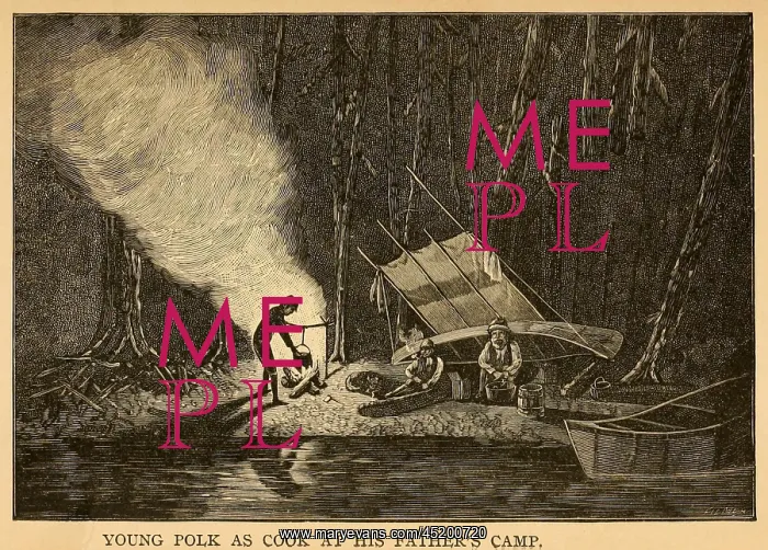 : Young James Polk as cook at his father's ? : Young James Polk as cook at his father's ?