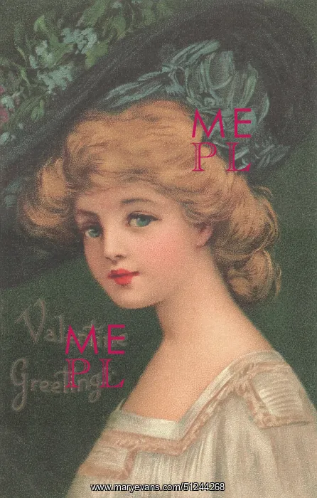 : Young Lady with Blue Eyes : Young Lady with Blue Eyes