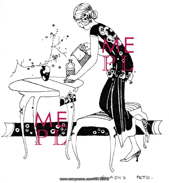 : Young lady filling up a decanter : Young lady filling up a decanter