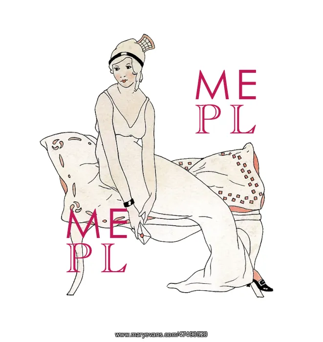 : Young lady sitting on a chaise longue : Young lady sitting on a chaise longue