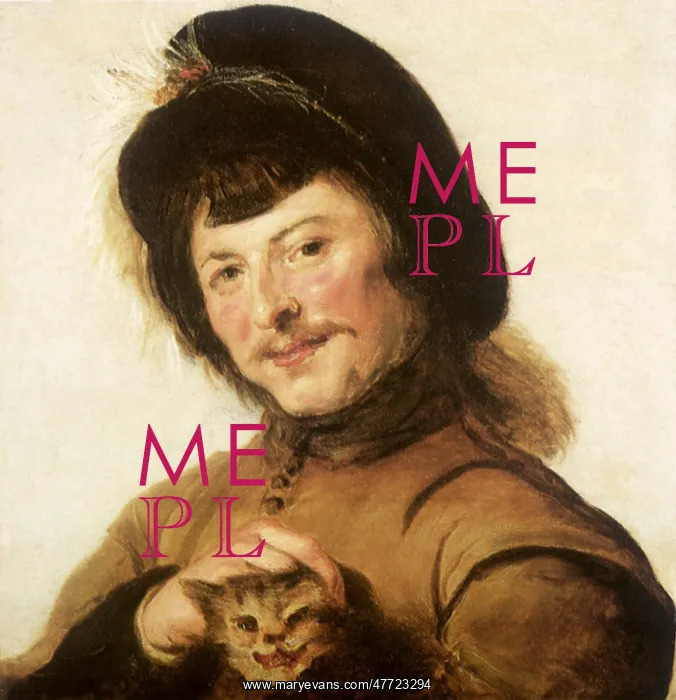  : Young Man with a Cat