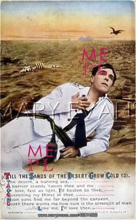 : Young man dying in the desert : Young man dying in the desert