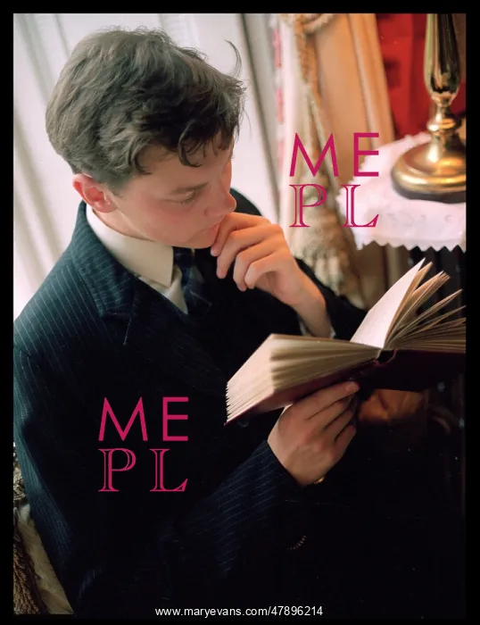 : YOUNG MAN READING : YOUNG MAN READING