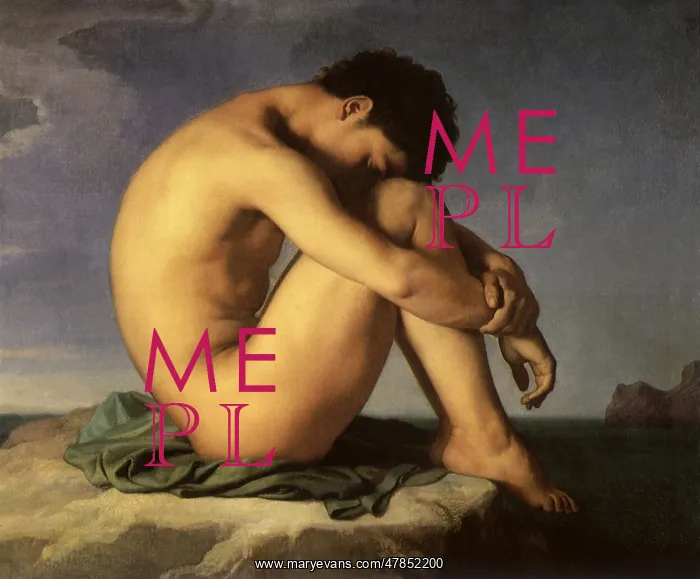  : Young Man Beside the Sea. A Study