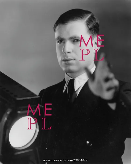  : Young man with spotlight