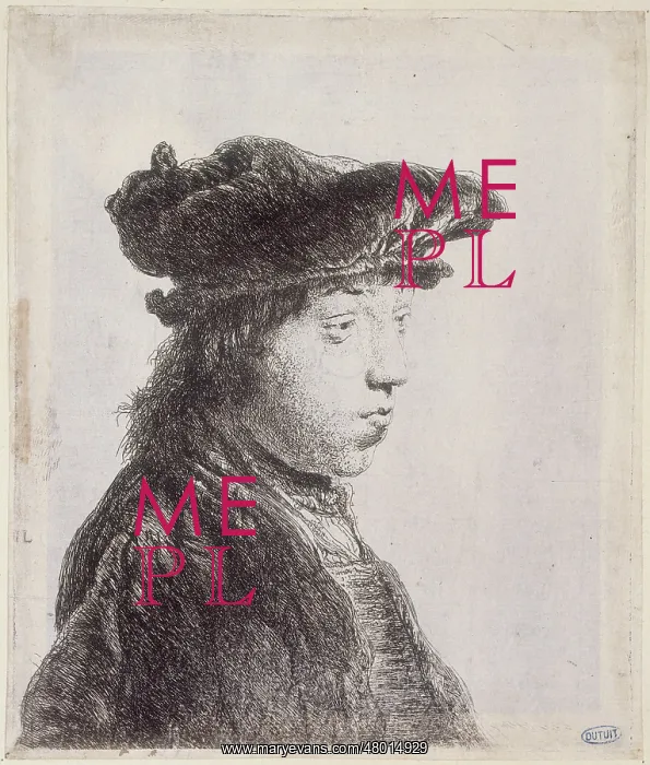 : Young man wearing a velvet beret : Young man wearing a velvet beret