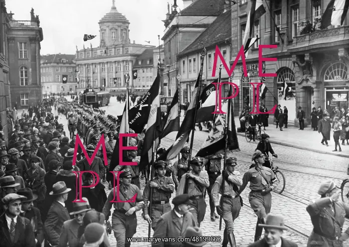 : Young members of the DNVP on the Day of Potsdam, 1933 : Young members of the DNVP on the Day of Potsdam, 1933