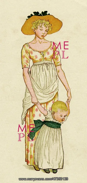 : Young mother and her child : Young mother and her child