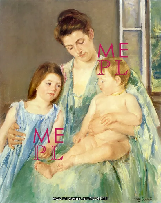  : Young Mother and Two Children, by Cassatt