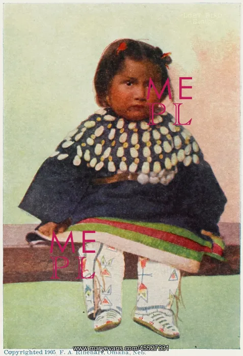 : Young Native American girl : Young Native American girl