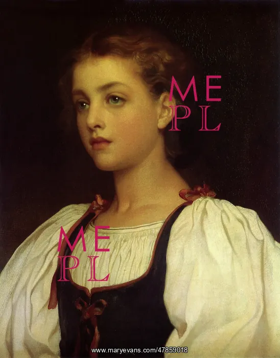  : Young Peasant Girl, by Leighton