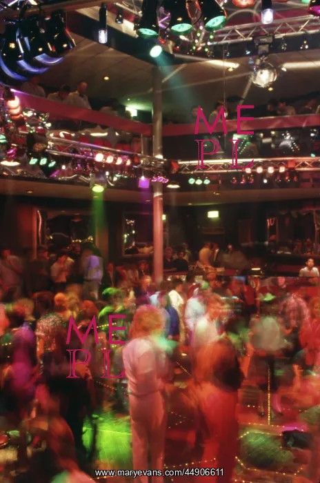 : Young people at a disco, Cornwall : Young people at a disco, Cornwall
