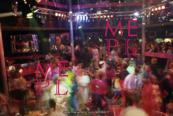 : Young people at a disco, Cornwall : Young people at a disco, Cornwall