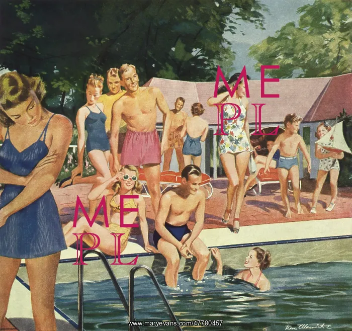 : Young People at Pool : Young People at Pool