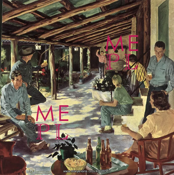 : Young People on Porch : Young People on Porch
