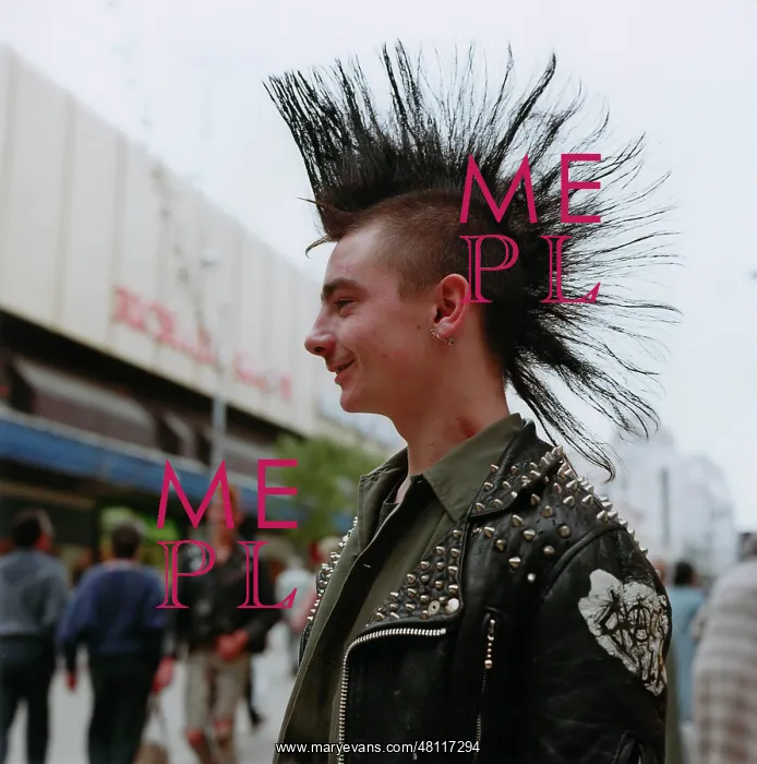 : Young punk man, Manchester : Young punk man, Manchester