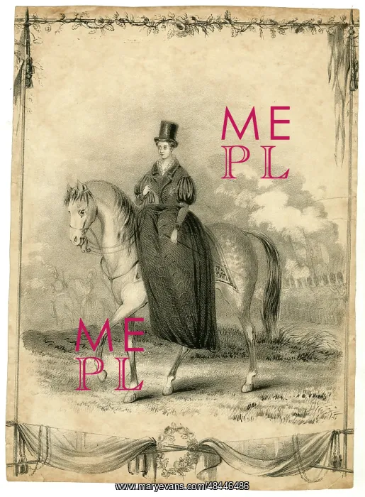  : Young Queen Victoria on horseback